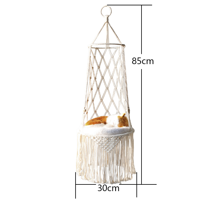 Hand Woven Cat Nest Hammock - The Pet Reset