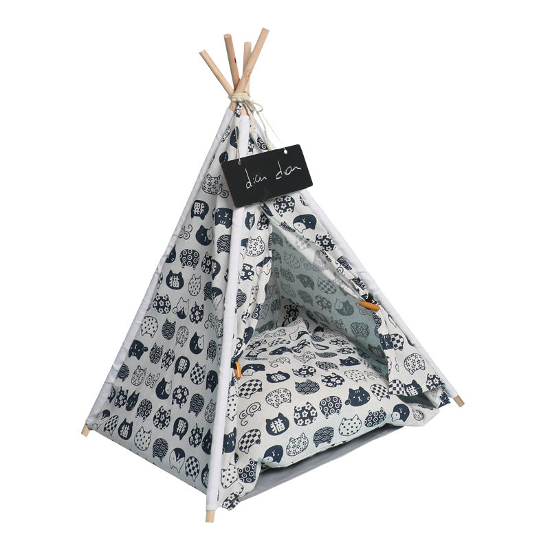Linen Pet Tent - The Pet Reset