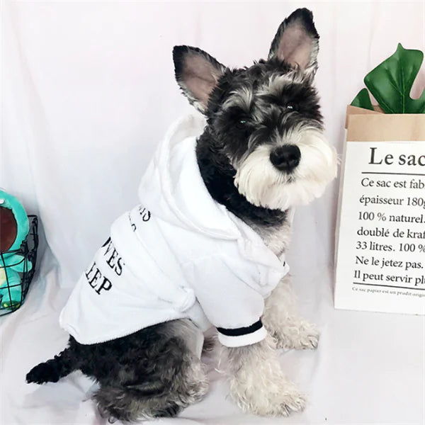 Hooded Pajamas Dog Bathrobe - The Pet Reset