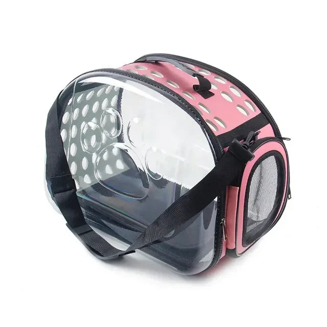 Transparent & Foldable Cat Carrier Bag - The Pet Reset