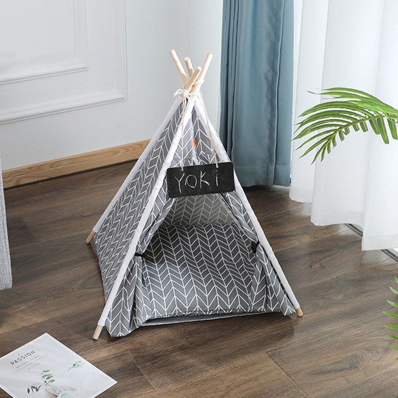 Linen Pet Tent - The Pet Reset