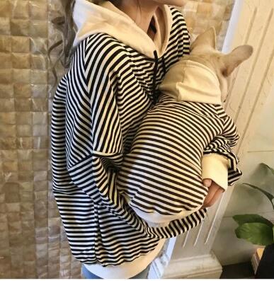 Matching Dog and Owner Striped Sweatshirt Hoodie - The Pet Reset
