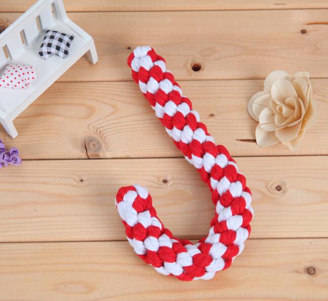 Cotton Rope Christmas Canes - The Pet Reset