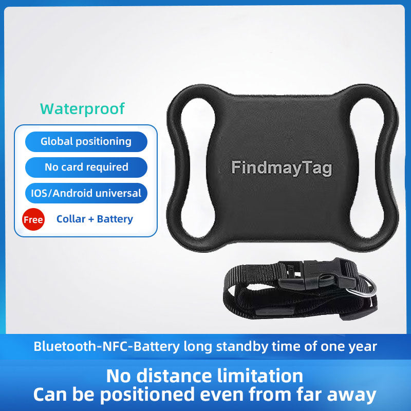 Global Positioning Airtag Loss Preventer Cat and Dog Intelligent Tracking Pet Collar - The Pet Reset