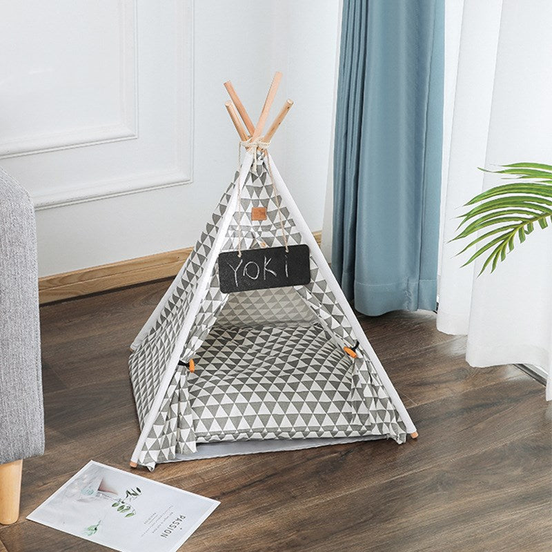 Linen Pet Tent - The Pet Reset