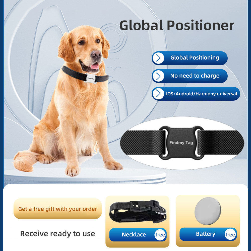 Global Positioning Airtag Loss Preventer Cat and Dog Intelligent Tracking Pet Collar - The Pet Reset