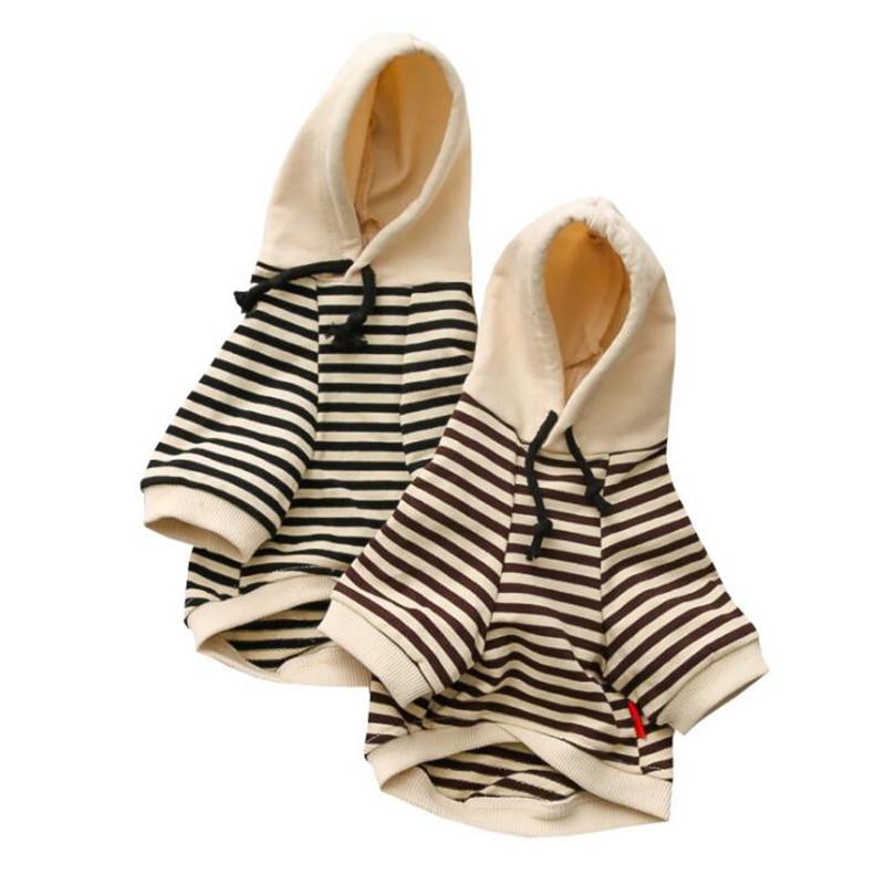 Matching Dog and Owner Striped Sweatshirt Hoodie - The Pet Reset