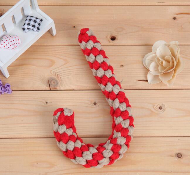 Cotton Rope Christmas Canes - The Pet Reset