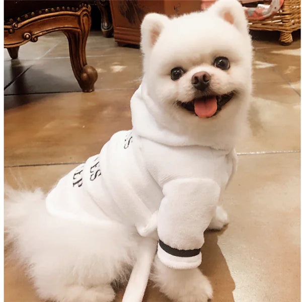 Hooded Pajamas Dog Bathrobe - The Pet Reset