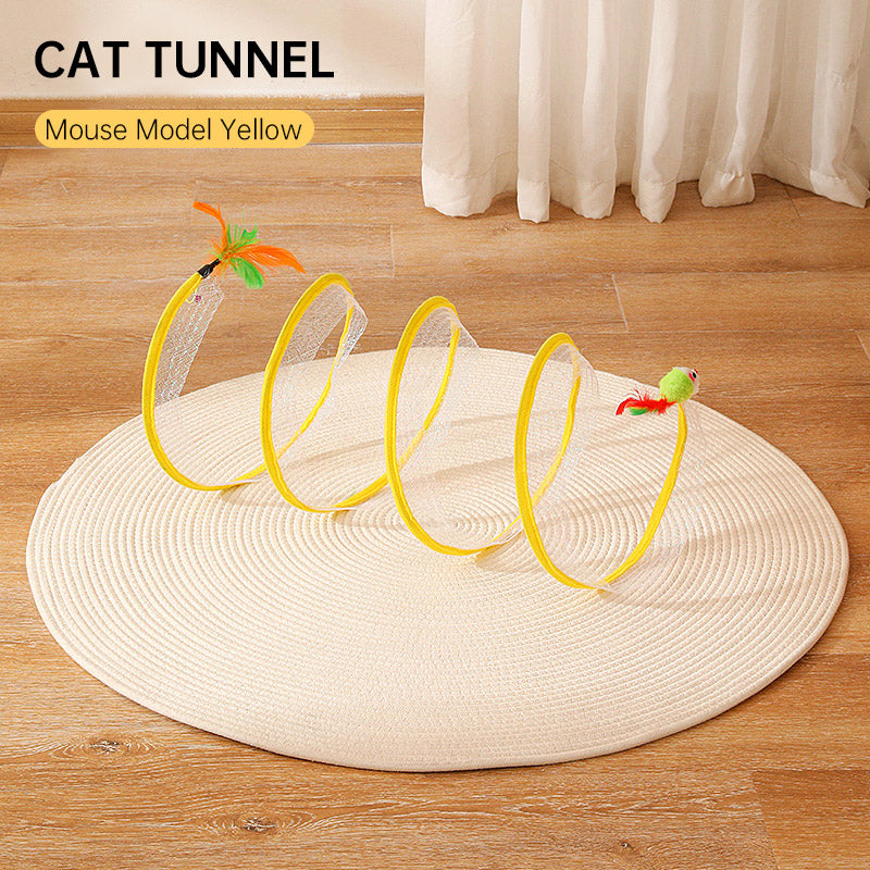 Spiral Foldable Tunnel - The Pet Reset