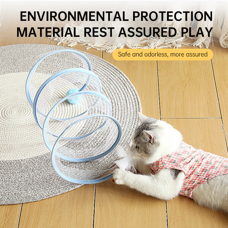Spiral Foldable Tunnel - The Pet Reset