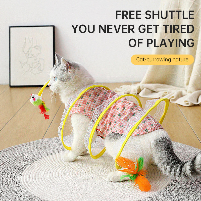 Spiral Foldable Tunnel - The Pet Reset