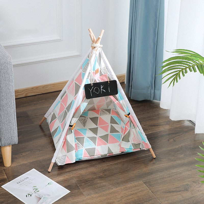 Linen Pet Tent - The Pet Reset