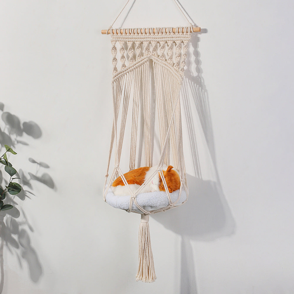 Hand Woven Cat Nest Hammock - The Pet Reset