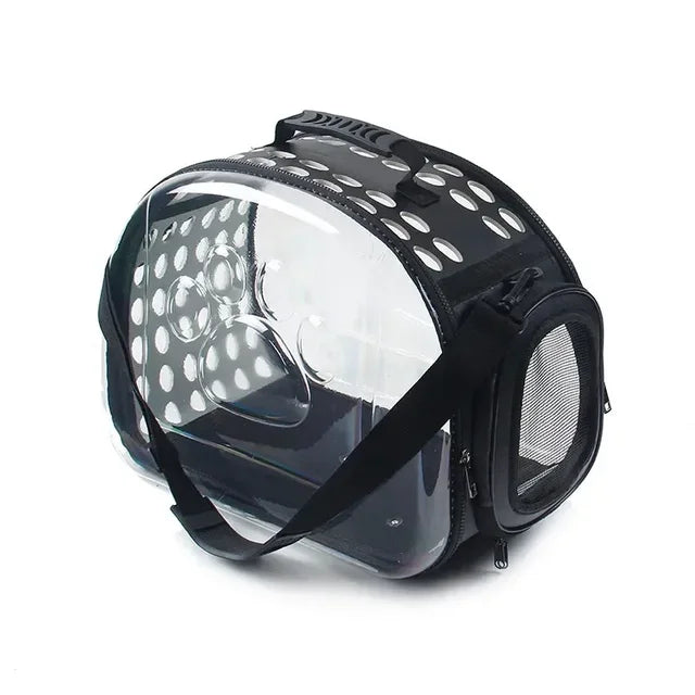 Transparent & Foldable Cat Carrier Bag - The Pet Reset