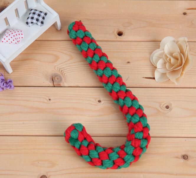 Cotton Rope Christmas Canes - The Pet Reset