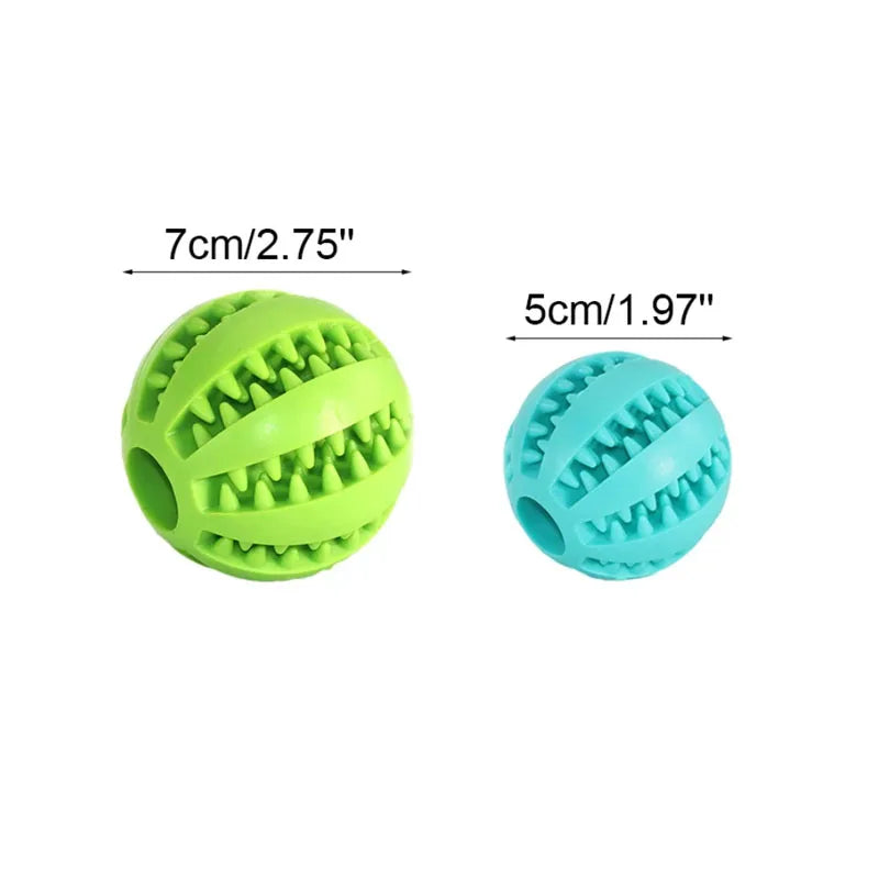 Dog Interactive Rubber Ball Chewing Toy - The Pet Reset