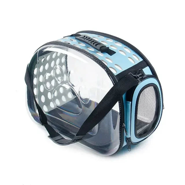 Transparent & Foldable Cat Carrier Bag - The Pet Reset