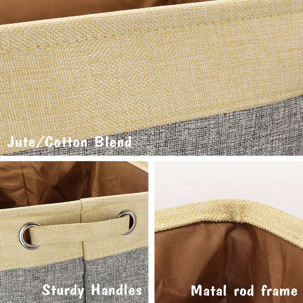 Customized Foldable Pet Toys Linen Storage Bin - The Pet Reset