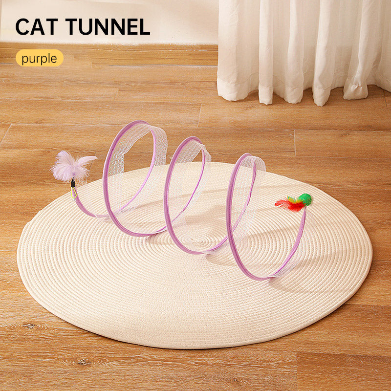 Spiral Foldable Tunnel - The Pet Reset