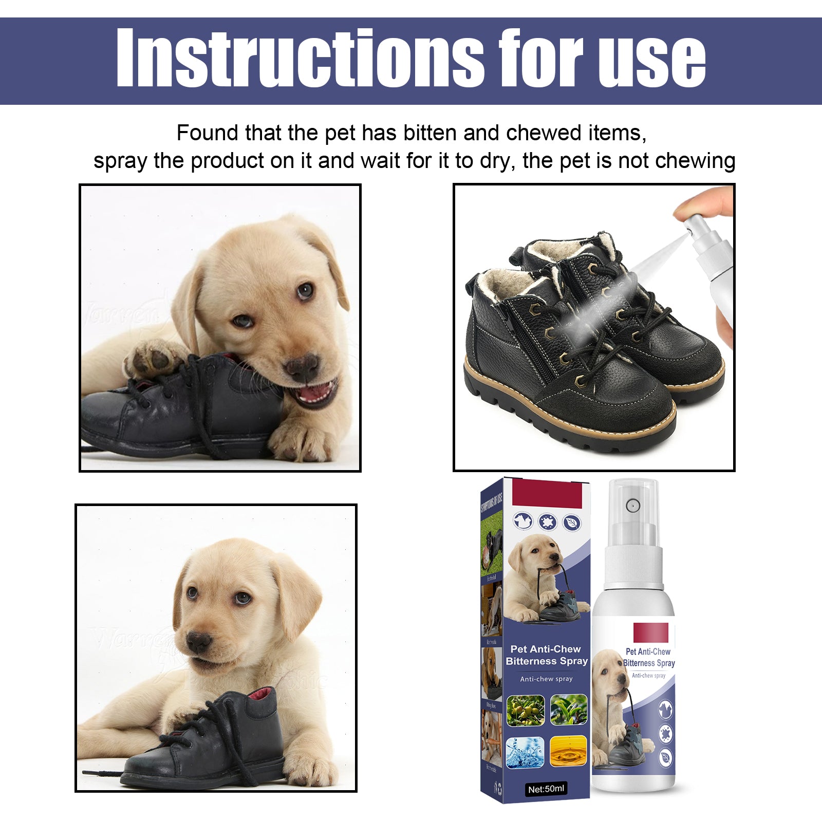 Pet Bitter Anti-Biting Spray - The Pet Reset