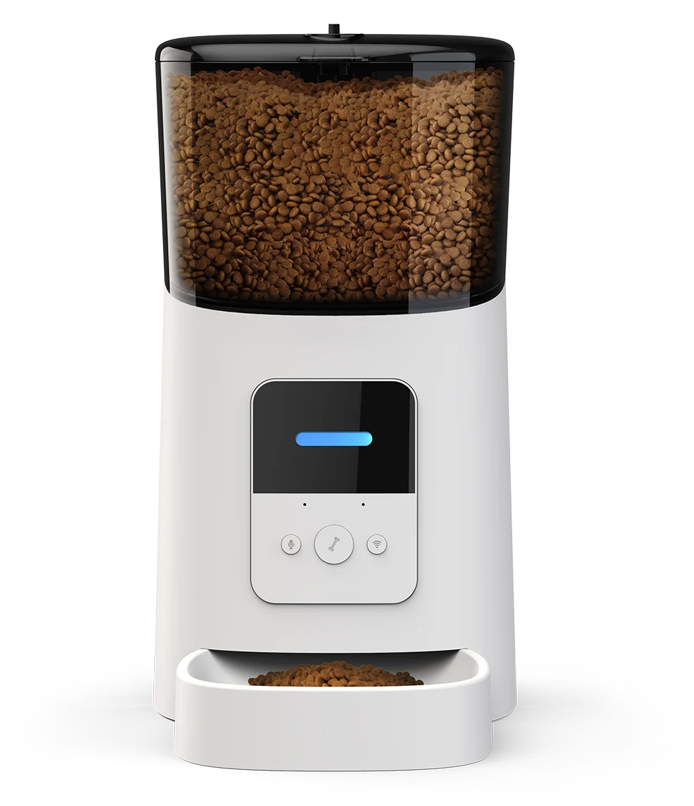 Automatic Dog and Cat Feeder Wi-Fi Enabled & Smartphone App for iPhone - The Pet Reset