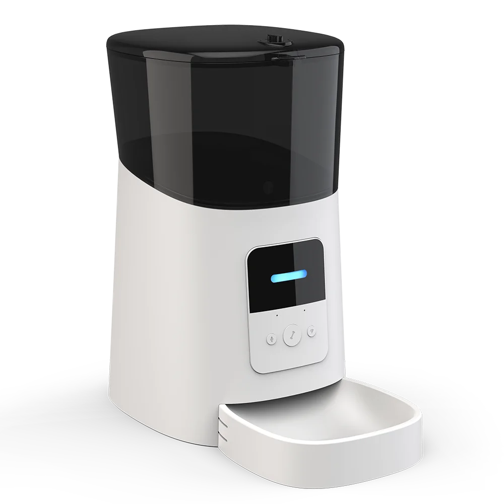 Automatic Dog and Cat Feeder Wi-Fi Enabled & Smartphone App for iPhone - The Pet Reset