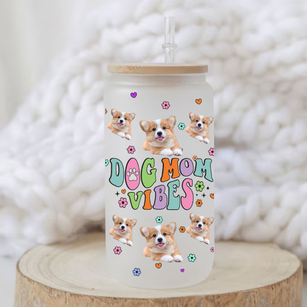 Customized Dog Frosted Glass Bottle - The Pet Reset