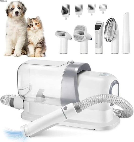 Pet Grooming Vacuum & Dog Grooming Kit