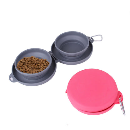 Folding Silicone Pet Bowl - The Pet Reset