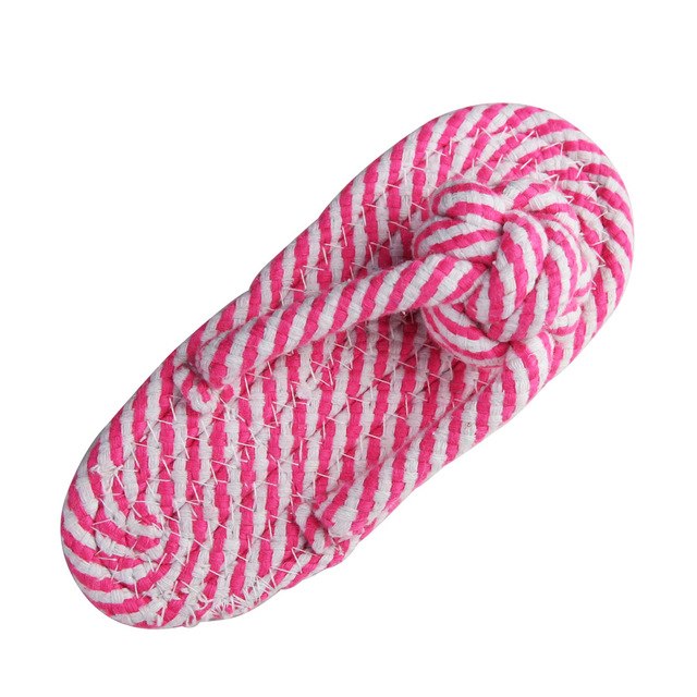 Cotton Rope Chew Slippers - The Pet Reset