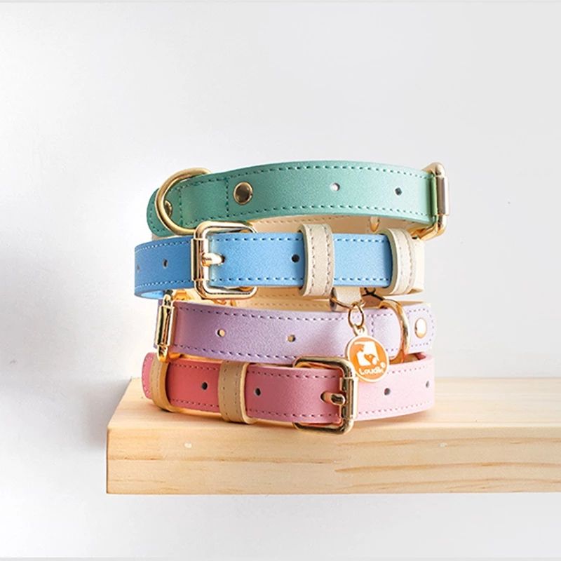 Genuine Leather Pet Collar - The Pet Reset