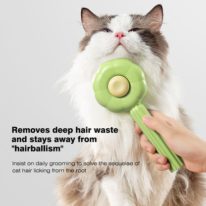 Self-Cleaning Needle Comb Pet Hair Remover - The Pet Reset