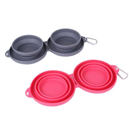 Folding Silicone Pet Bowl - The Pet Reset